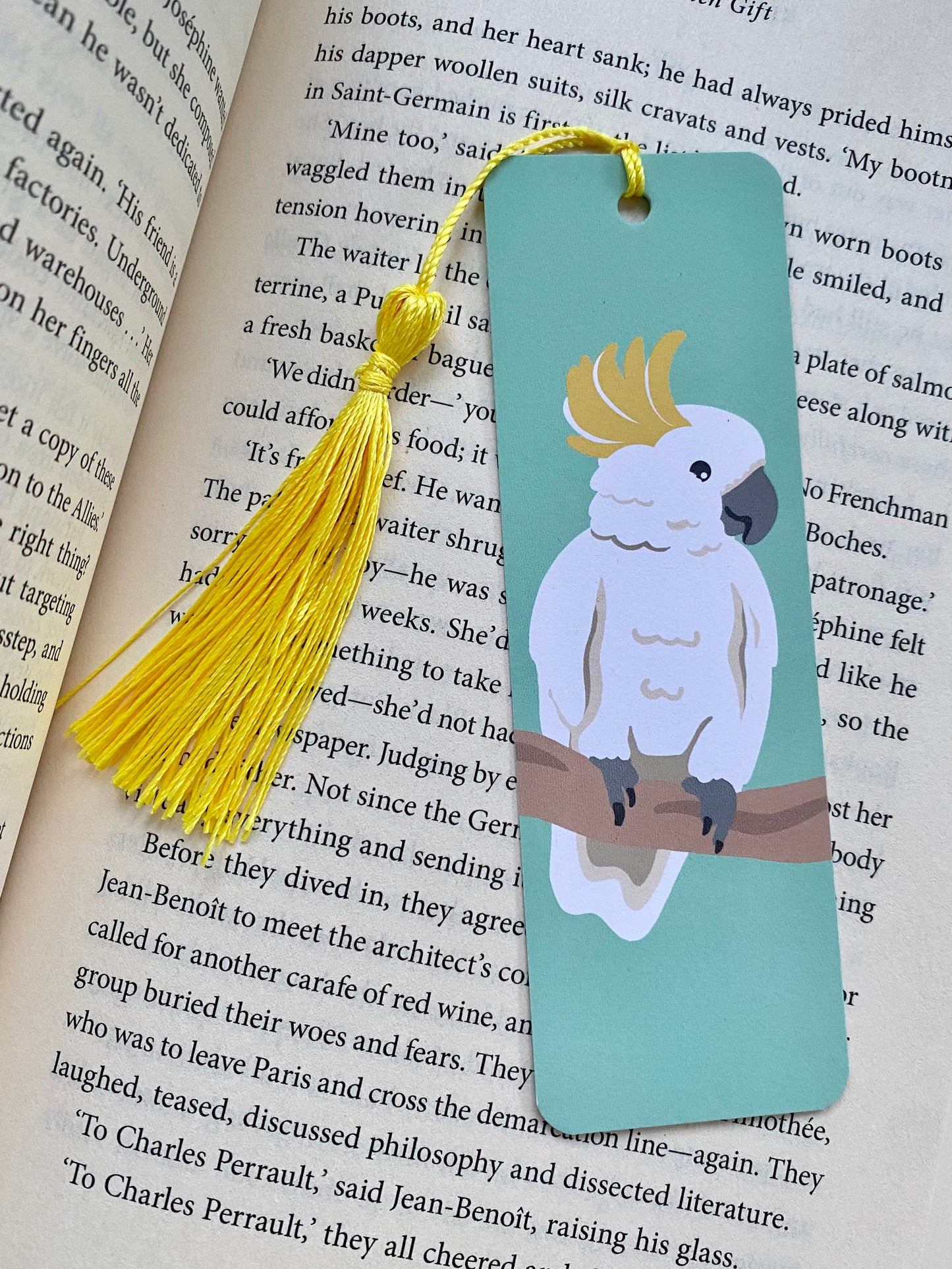 Cockatoo Bookmark (Green)