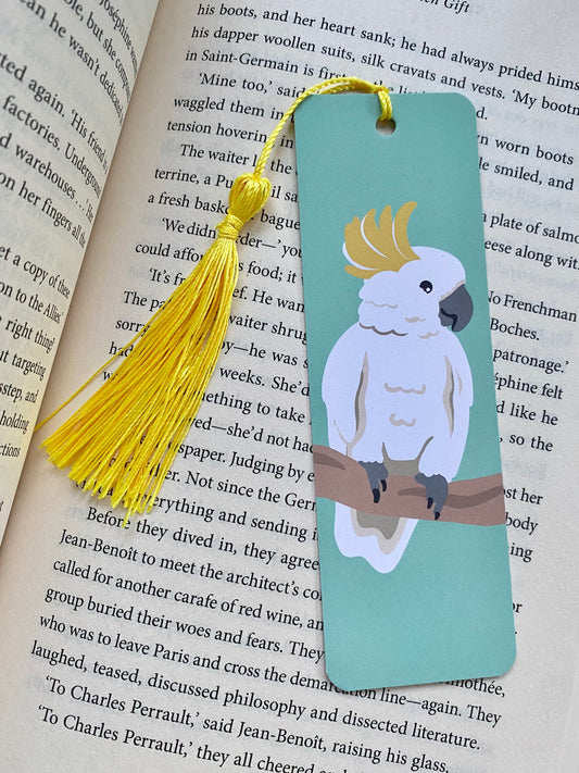 Cockatoo Bookmark (Green)