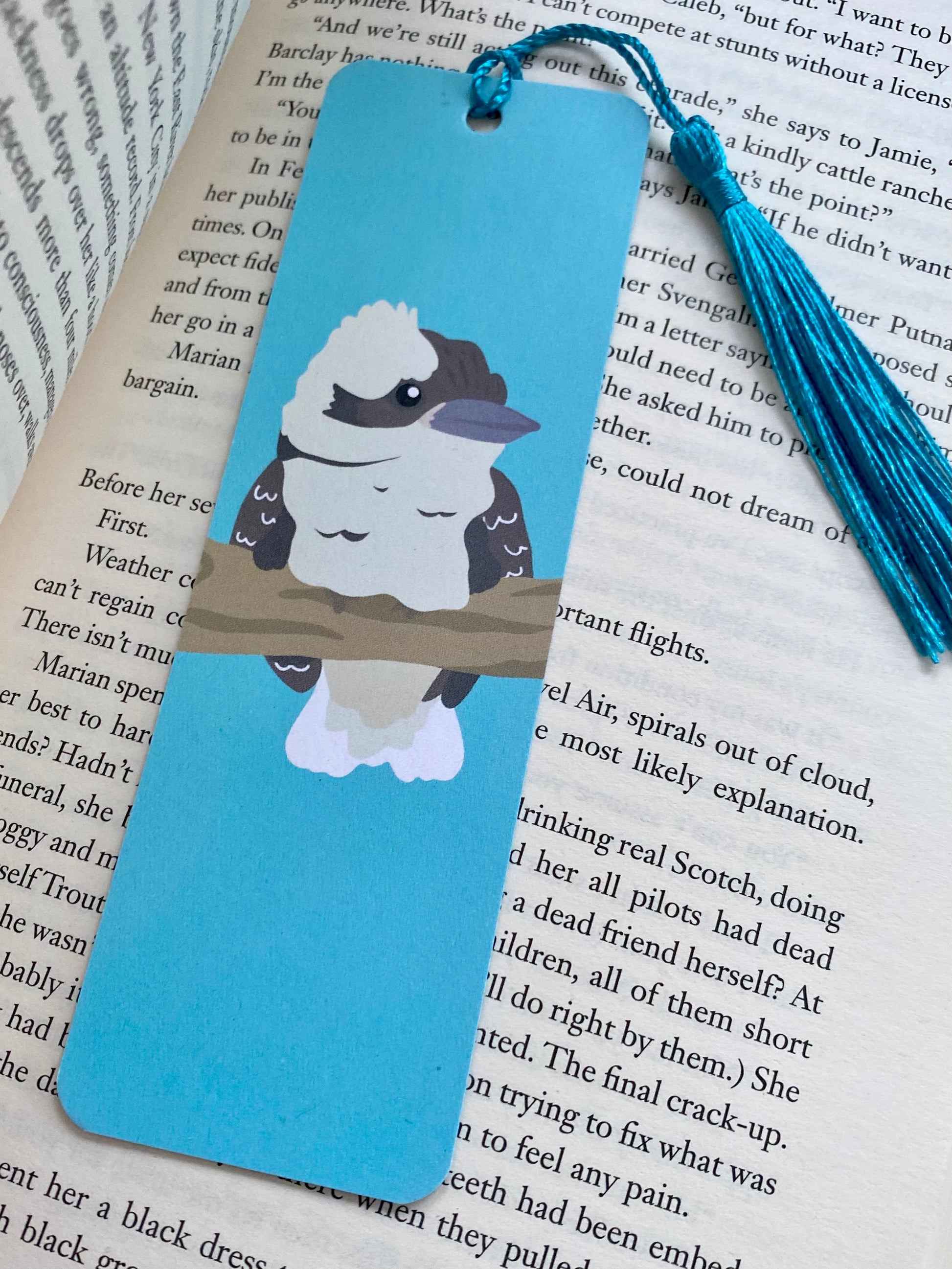 Kookaburra Bookmark (Blue)